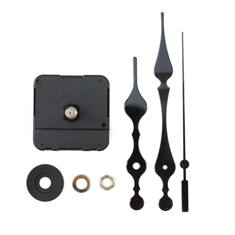 One-second Silent DIY Wall Clock Quartz Movement Mechanism 3 Different Size Hand
