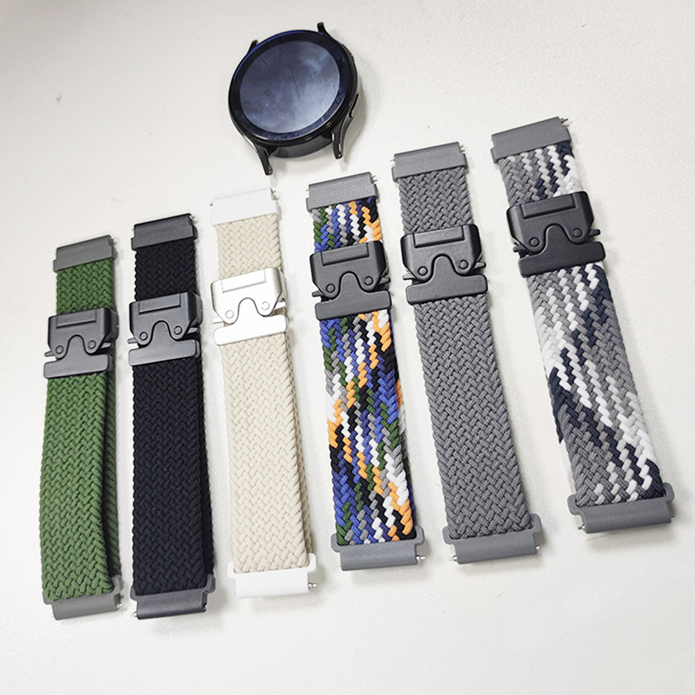 20 mm 22 mm nylon sportband voor AMAZFIT BIP 6 5 GTS 4 mini GTS/GTR 4 3 2E ademende armband BALANS 2 actieve 2 Stratos 3 band