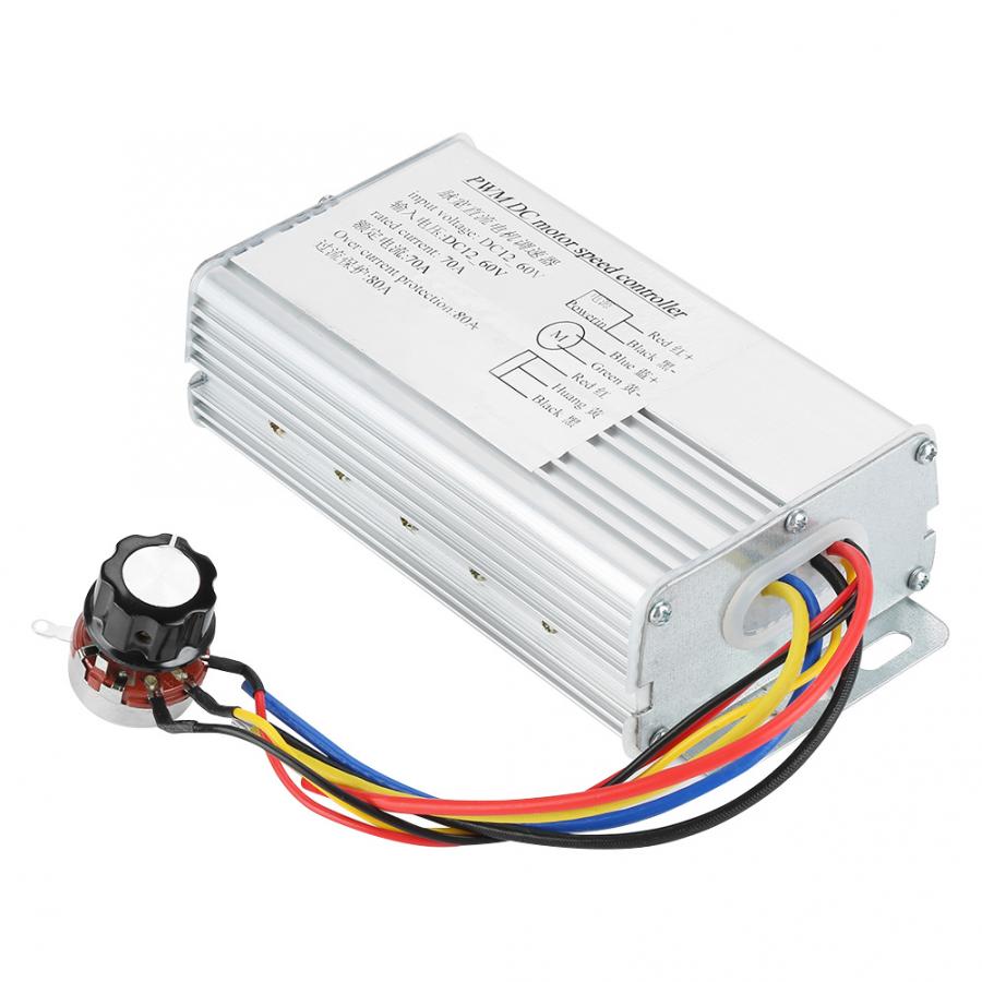 4000W Dc Motor Controller Pwm Motor Speed 12V-60V 70A Verstelbare Drive Control Motor Speed Controller regulator Driver