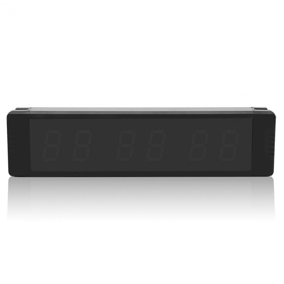 Led display display timer programmerbar intervall timer väggklocka med fjärrkontroll för gym fitness träning stoppur intervall timer