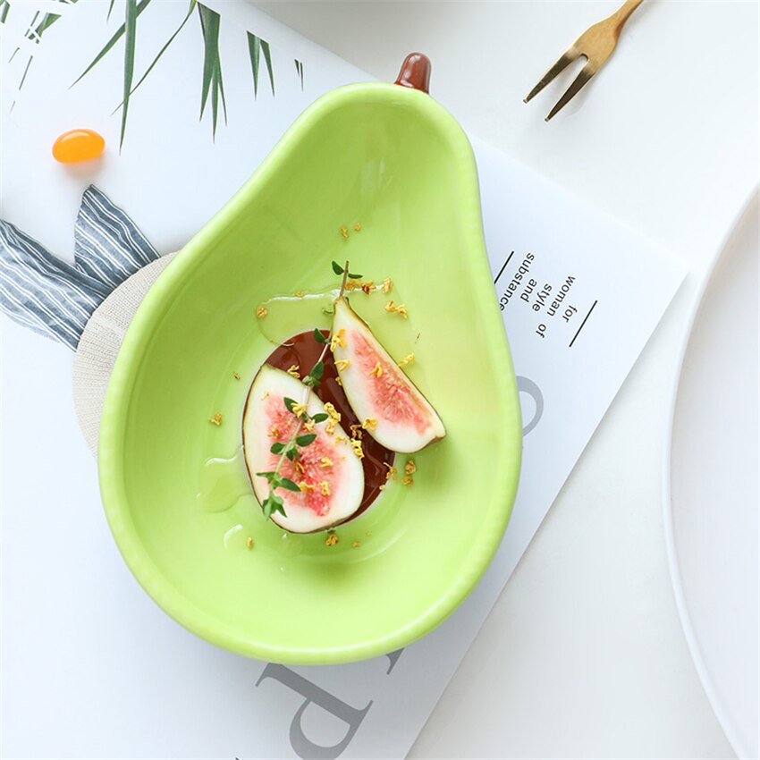 Alien household cute little fruit plate plate plate plate web celebrity ins tableware ceramics breakfast
