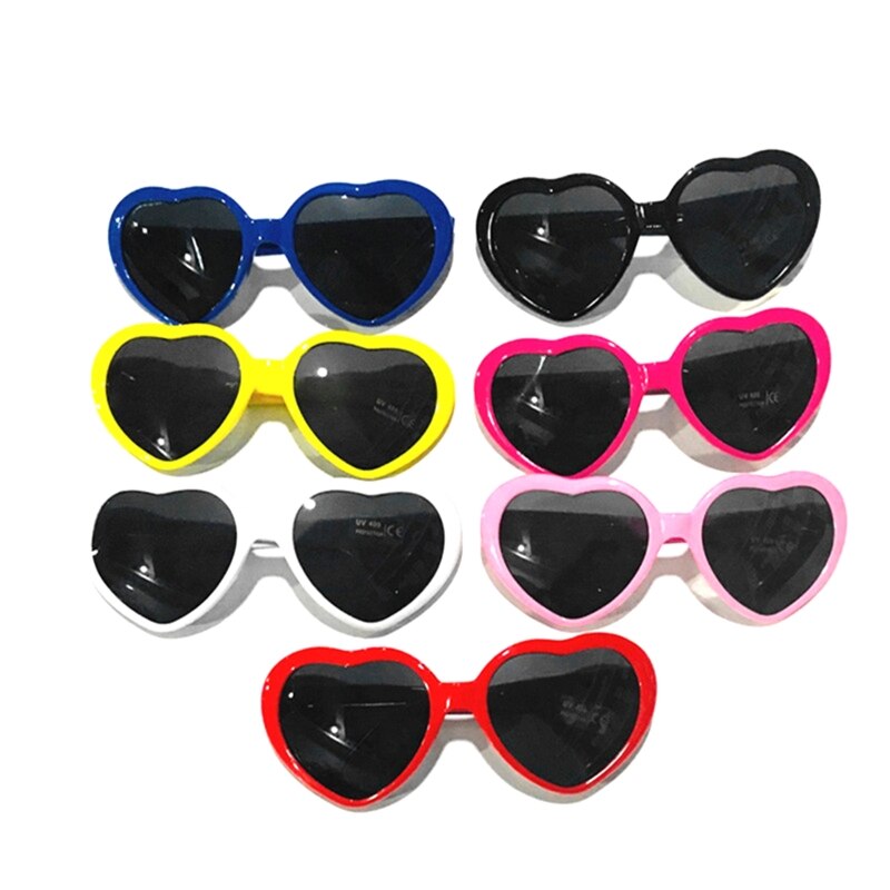 Magic Love Special Effect Glasses Girls Sunglasses Light Source to Love Romantic Love Glasses