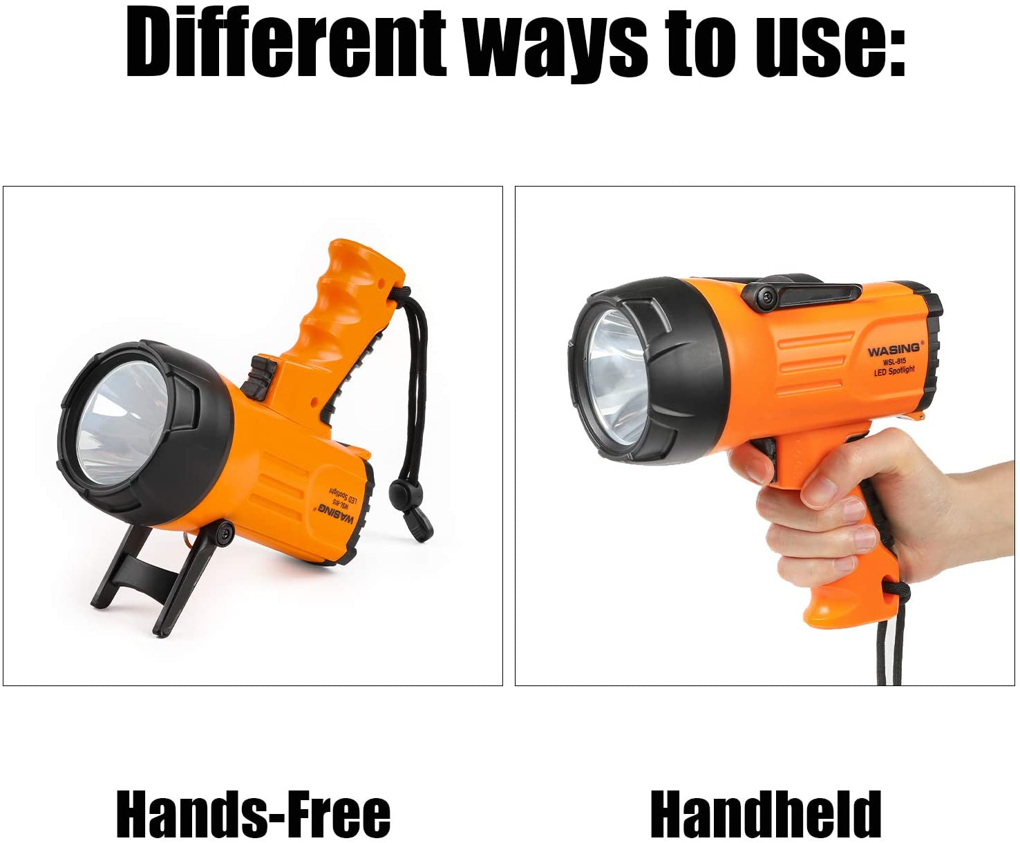 Draagbare schijnwerper led oplaadbare schijnwerper 815 10 watt 1000 lumen draagbare buiten zoeklicht noodwerk zaklamp