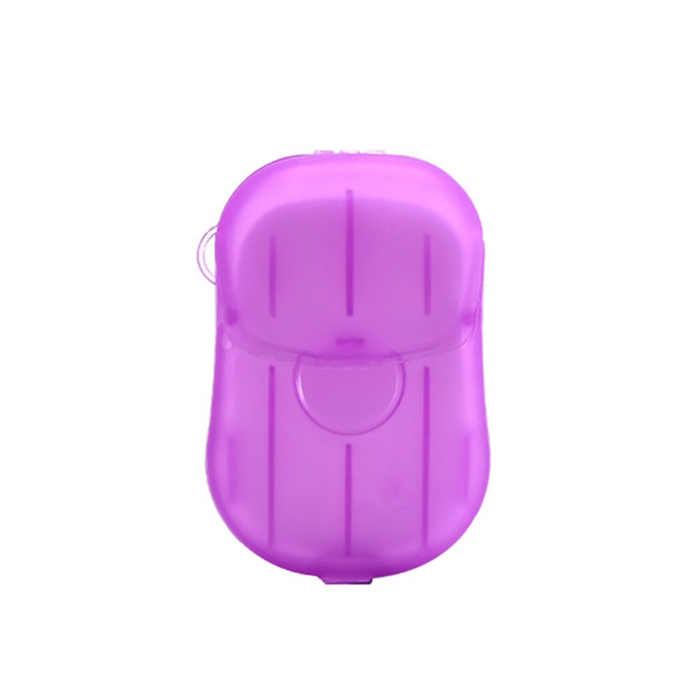 20 piezas de papel para jabón de manos, Mini láminas aromáticas desechables para jabón espumoso, por caja: Violet