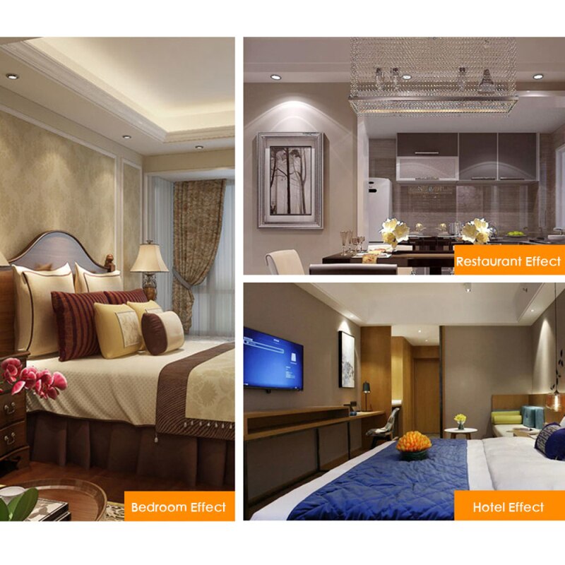 LED Downlight Round Recessed Lamp Wifi Work with App Remote control Led Bulb Bedroom Kitchen Indoor LED Spot Lighting