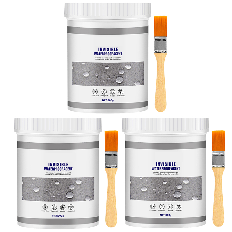 300/600/900/1200G Waterdichte Coating Afdichtmiddel Transparante Lijm Met Borstel Onzichtbaar Anti-Lek Dak Reparatie Gebroken Middel Gereedschap: Blauw