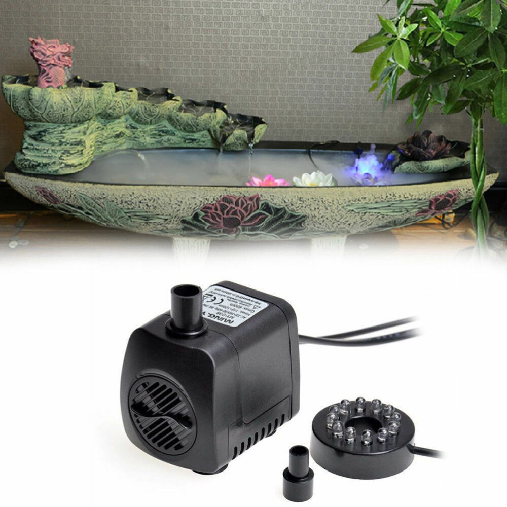 10W Powerful Submersible Water Pump with LED Light... – Grandado