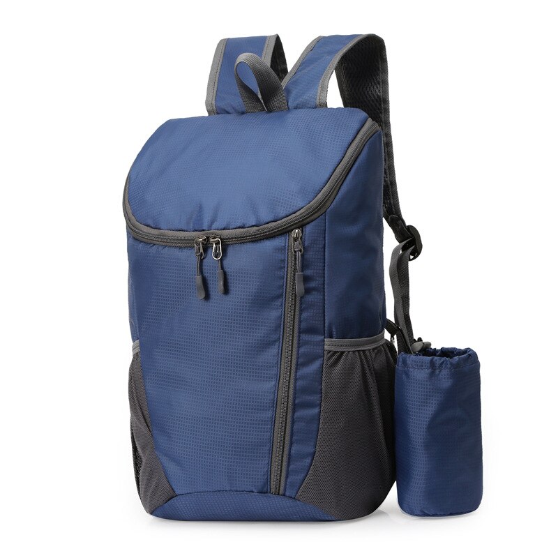 Waterproof Foldable Outdoor Sports Backpacks,Hiking Camping Climbing Travel Backpacks For Mens,Lightweight Trekking Rucksacks: Dark Blue