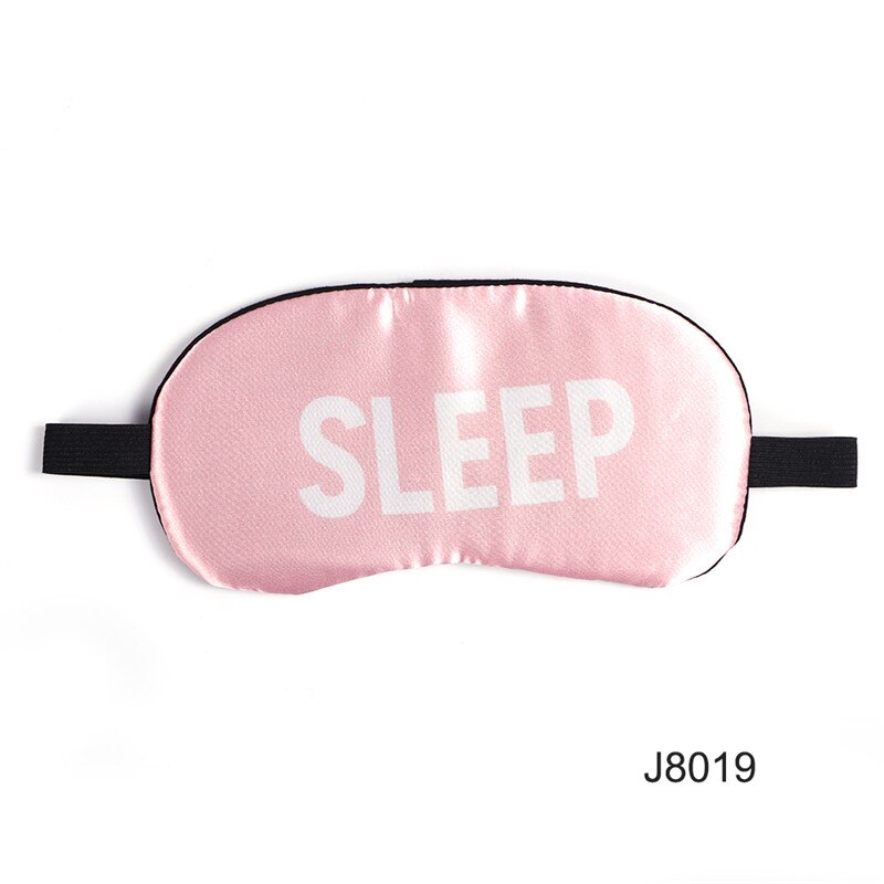 Cartoon Cute Cotton Sleep Eye Mask Eye Cover Sleeping Mask Protective Funny Eyepatch Relax Eye Band Sleeping Aid Kids Blindfold: Type 2