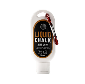 Pro-grade flytande krita kladdfritt handgrepp för gym tyngdlyftning bergsklättring gymnastik bergsklättring: Vit