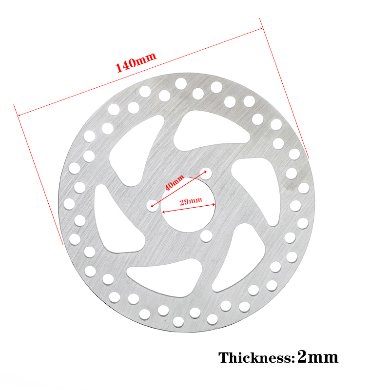 Accesorios de disco de freno para motocicleta, pinza de freno mecánica pequeña de cuatro ruedas de dos tiempos para Mini Scooter todoterreno de 49CC