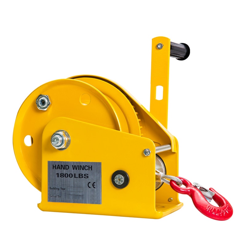 1200LBS Self-locking hand winch Stainless steel Boat windlass truck auto manual lifting hoist