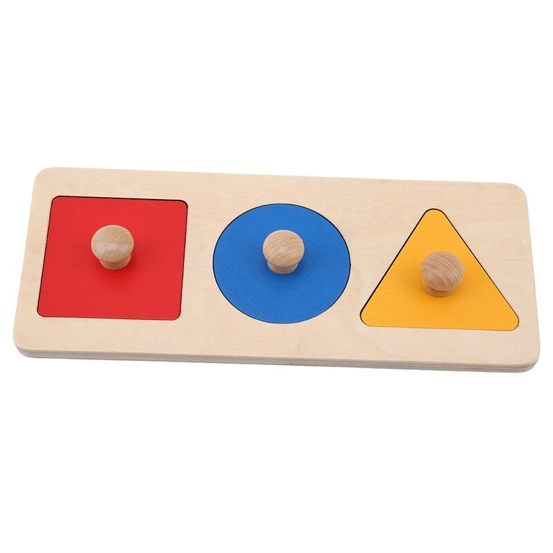 Forme in legno Geometriche Ordinamento Matematica Montessori Di Puzzle Colorato di Apprendimento In Età Prescolare Gioco Educativo Giocattoli Del Bambino del bambino: 768891