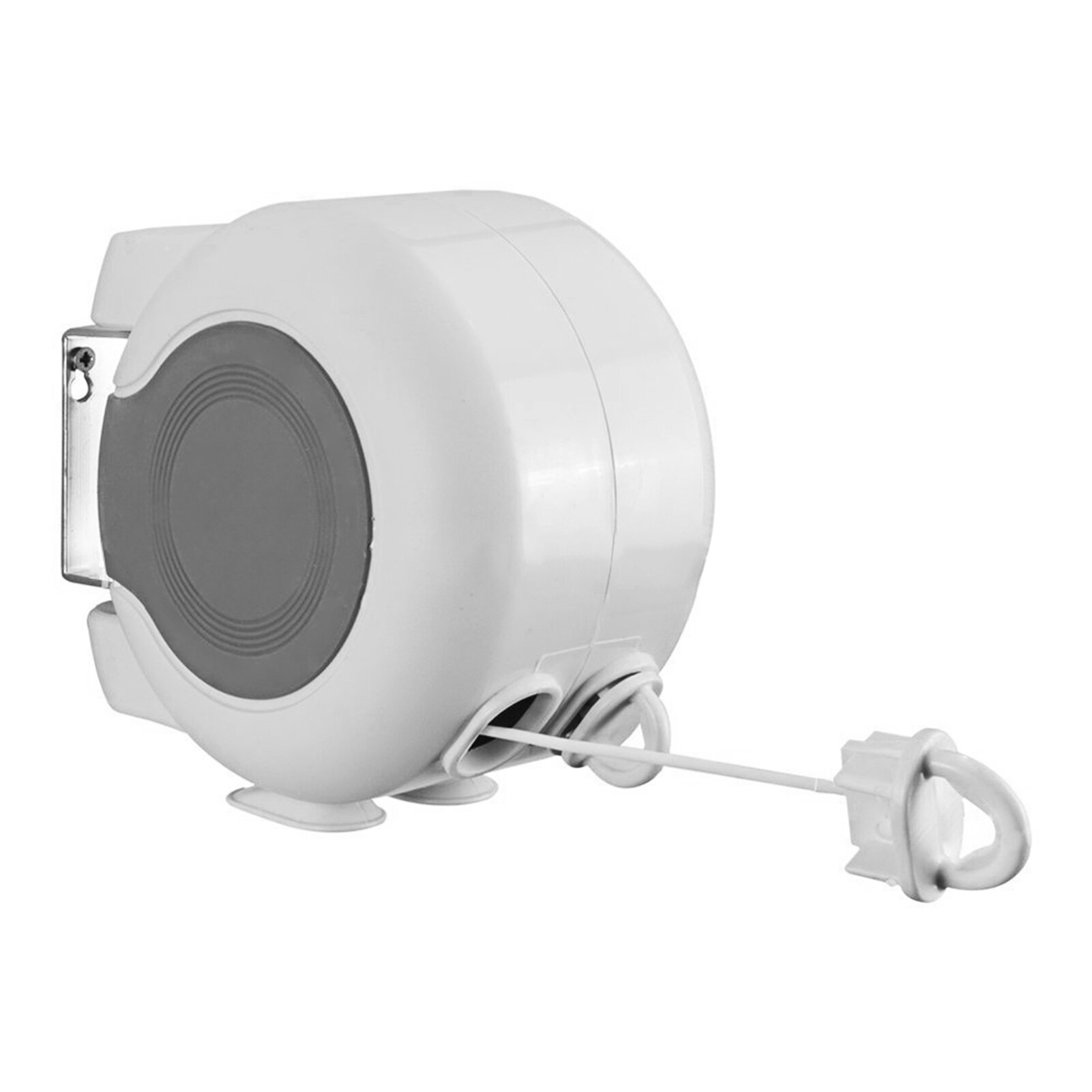 Retractable Clothesline with Dual Lines 98 Feet Portable Heavy Duty PVC Retracting Clothes Line Clothes Drying Rack for Outdoors