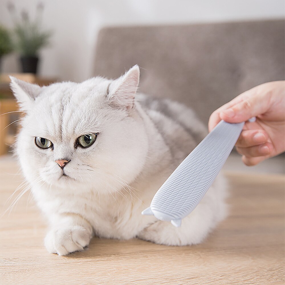 Lengua de gato mascota simulación de masaje peine gato herramientas de cuidado diario del cabello peine de lengua mascota portátil diario cuidado del cabello accesorios para mascotas