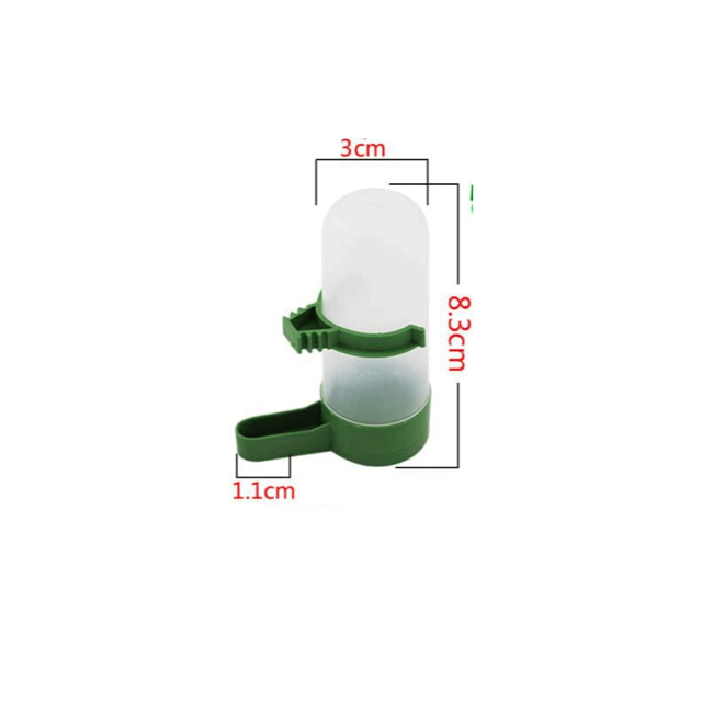 Bird pet quail chick Bird automatic water feeder Ruting chicken blue breast quail osmanthus bird kettle bird cage: Light Green