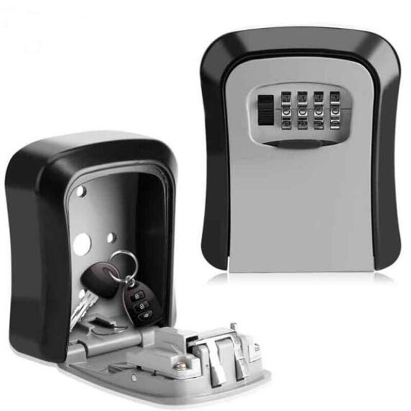 Master Lock Key Safe Box Outdoor Wall Mount Combination Password Lock Hidden Keys Storage Box Security Safes For Home Office