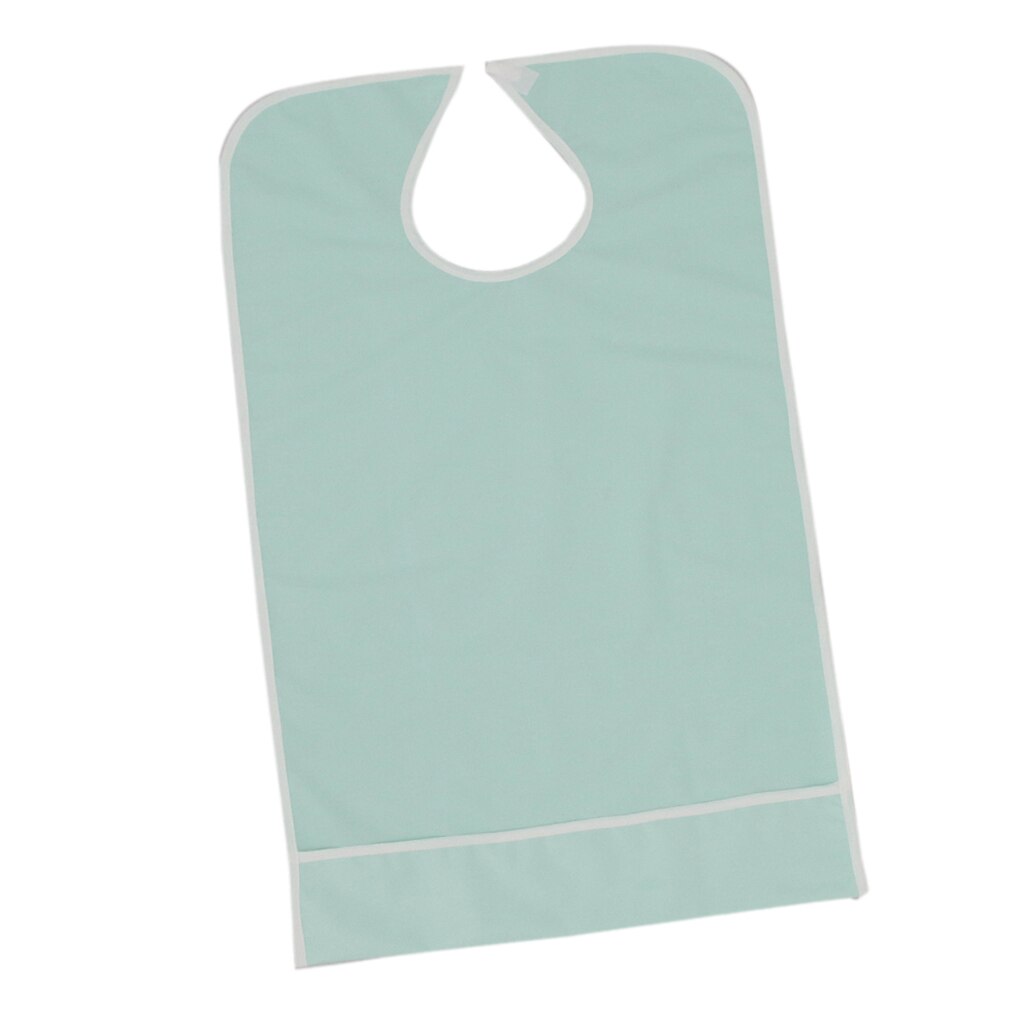Baberos impermeables para adultos, Protector de ropa absorbente, delantal de ayuda para comedor con bolsillo, mantiene la hora de comer limpia