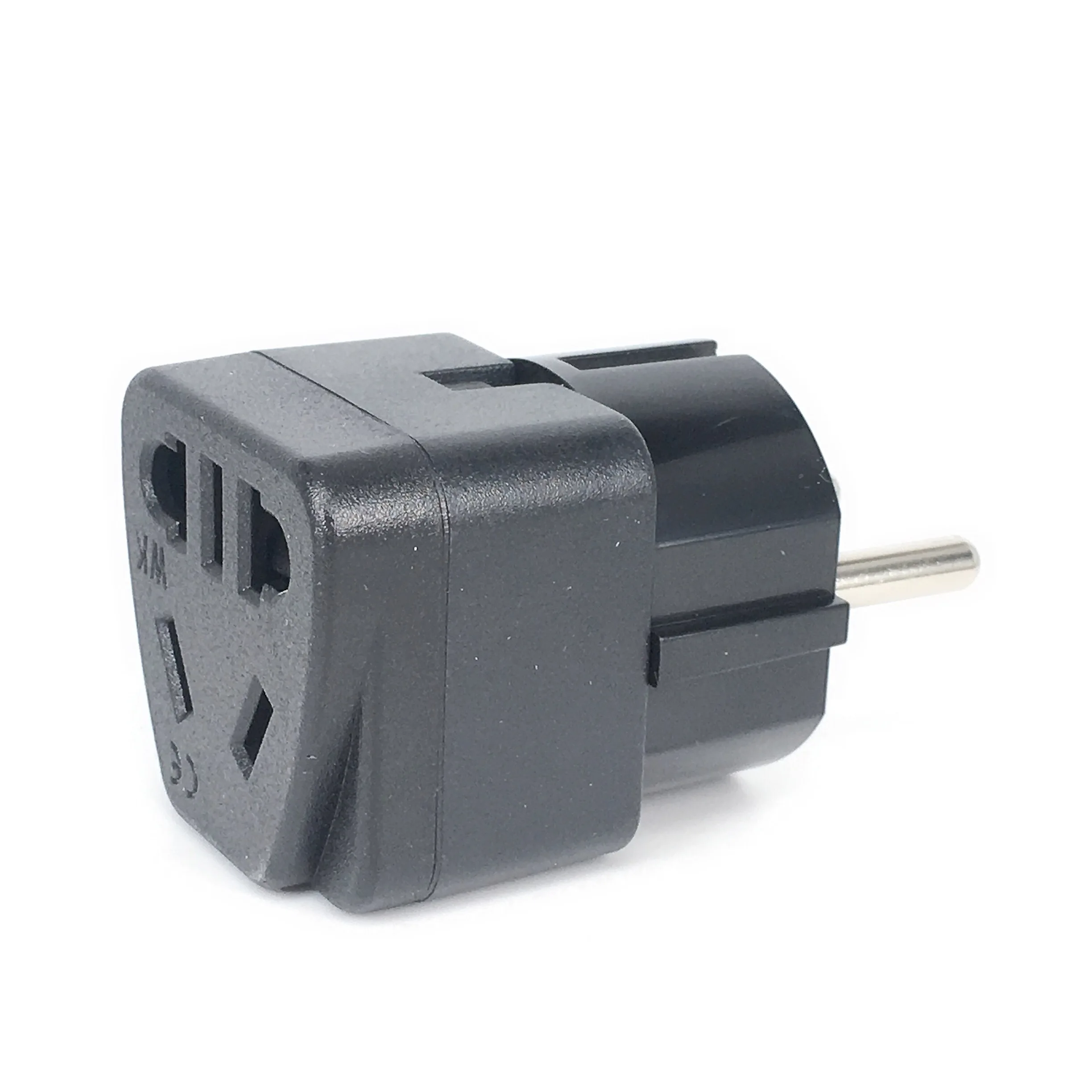 1 stuk eu-reisstekker 2 in 1 euro europese naar chinese  au 2 -polige universele reisadapter stekker converter stopcontact kleine stekker