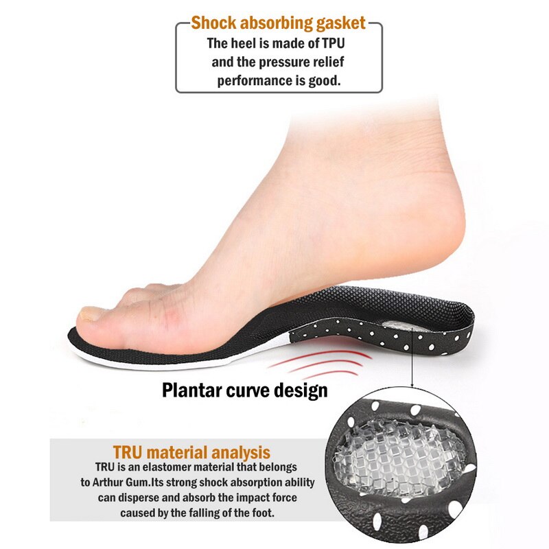 Plantillas de Gel de silicona para correr, para pies, hombre y mujer, almohadilla ortopédica, masajeador, absorción de impacto, soporte para arco