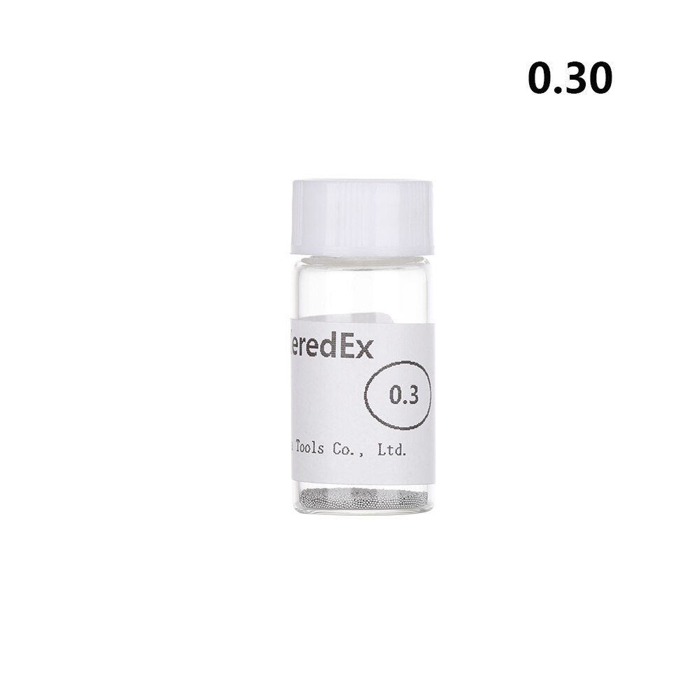 1Bottle BGA Reballing Balls(0.2 0.25 0.3 0.35 0.4 0.45 0.5 0.55 0.6 0.65 0.76 )BGA Solder Ball leaded For BGA Rework Repair Tool: 0.3mm