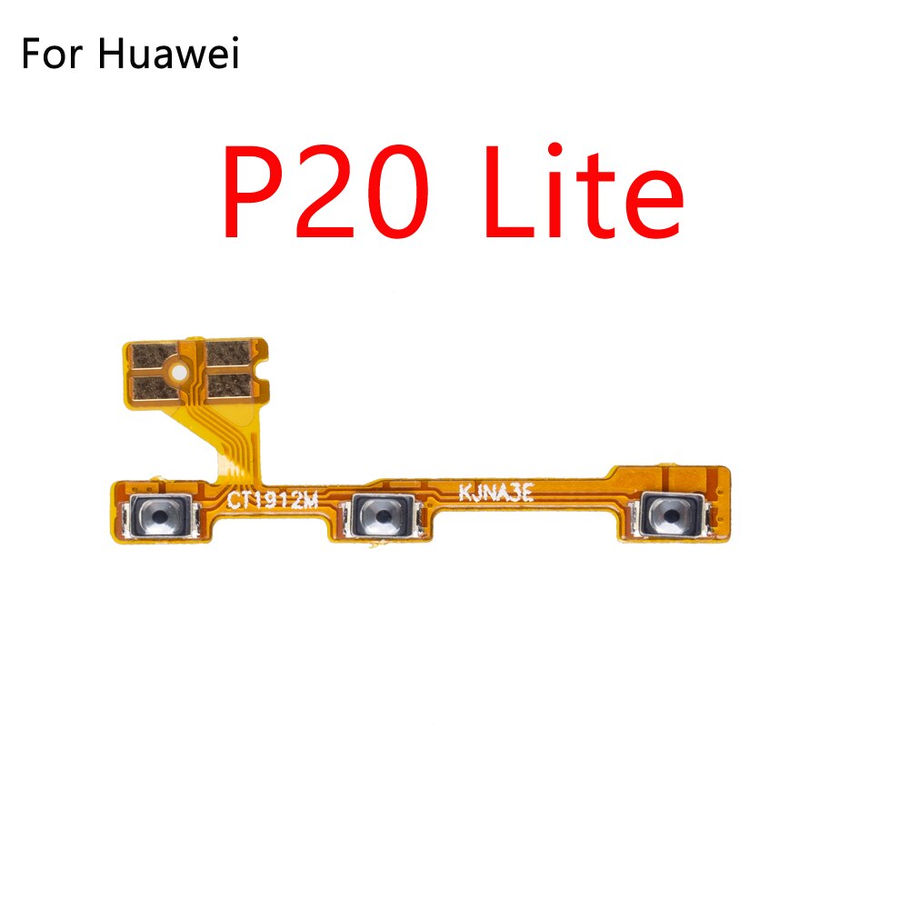 Power ON OFF Button For HuaWei P30 P20 Pro P10 P9 Plus Lite P Smart Silent Volume Button Ribbon Flex Cable: For P20 Lite