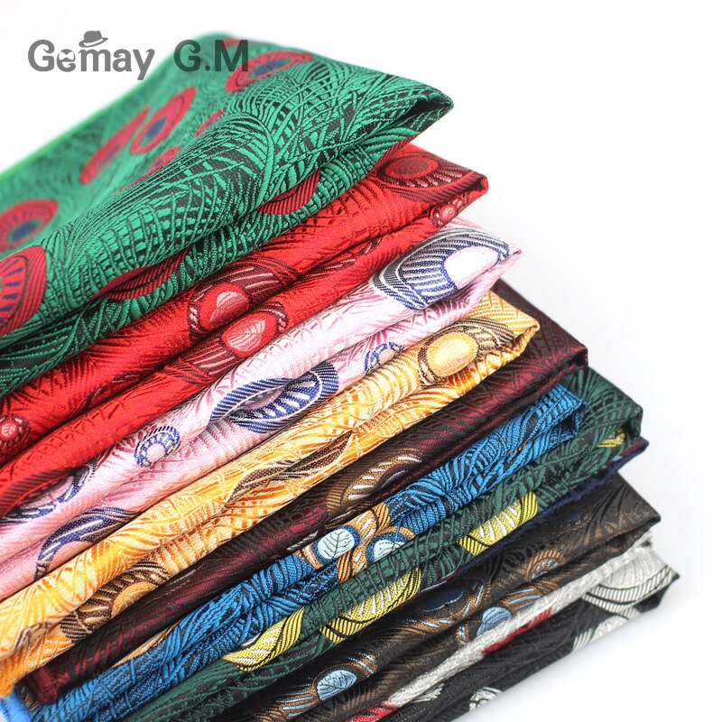 Heren pochet multicolor bruidegom zakdoek jacquard geweven zakdoek merk klassieke bruiloft