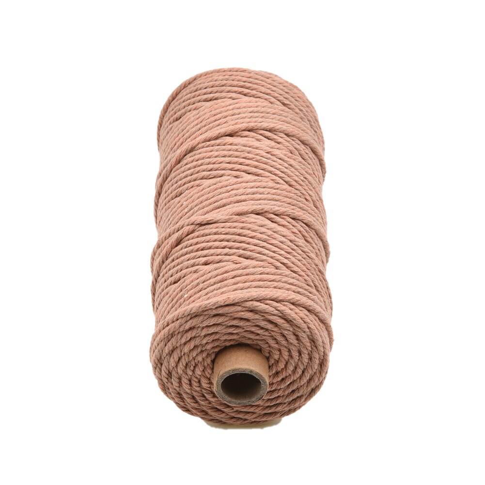 Pure Natural Cotton Rope Color Craft Lace Yarn Rope 100 Meters