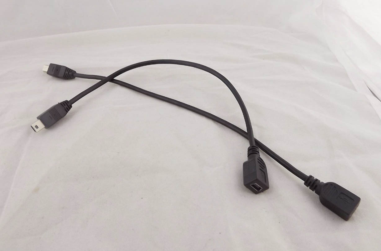 1 stücke Mini USB B 5 Pin Stecker Auf Buchse Verlängerung Daten Adapter Blei Kabel 25 cm