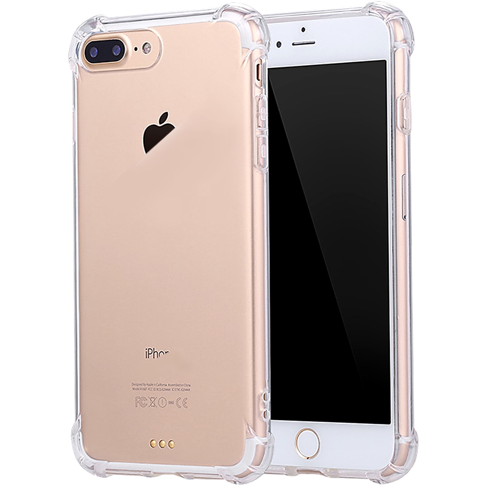 Funda de teléfono a prueba de golpes, ultrafina, transparente, de silicona, para iPhone 11, 12 Pro, X, XS Max, 6, 7, 8 Plus