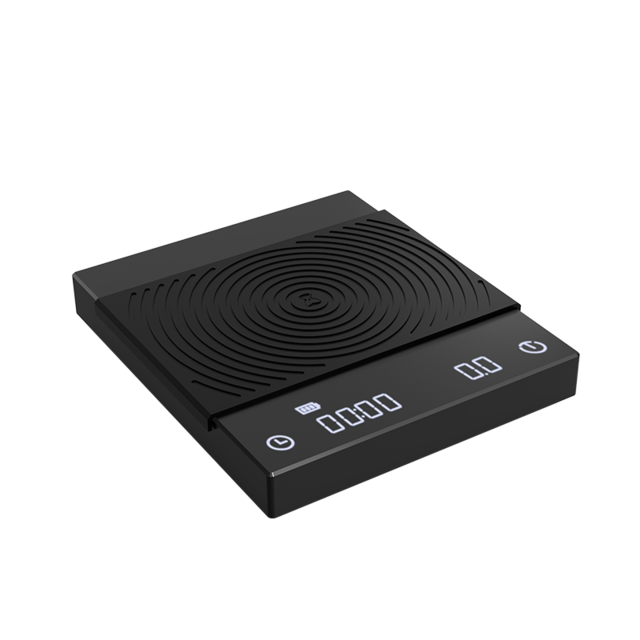 Timemore B22 Zwarte Spiegel Basic Elektronische Weegschaal Giet Over Espresso Koffie Schaal Smart Schaal Automatische Timing Keukenweegschaal 2Kg: BLACK-2kg