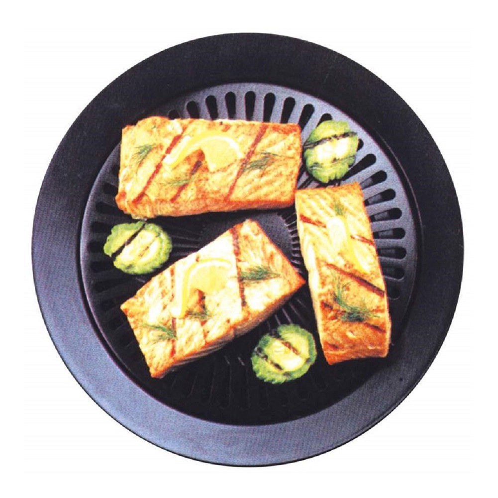 Korean Outdoor Barbecue Grill Non-stick BBQ Pan Round Easily Cleaned Grills Barbecue Accessories Tools