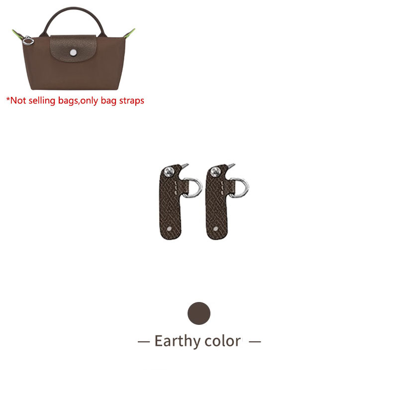 Zapasowy pasek na ramię ze skóry bydlęcej do małego paska crossbody Longchamp bez modyfikacji dziurkowania: Jasno szary