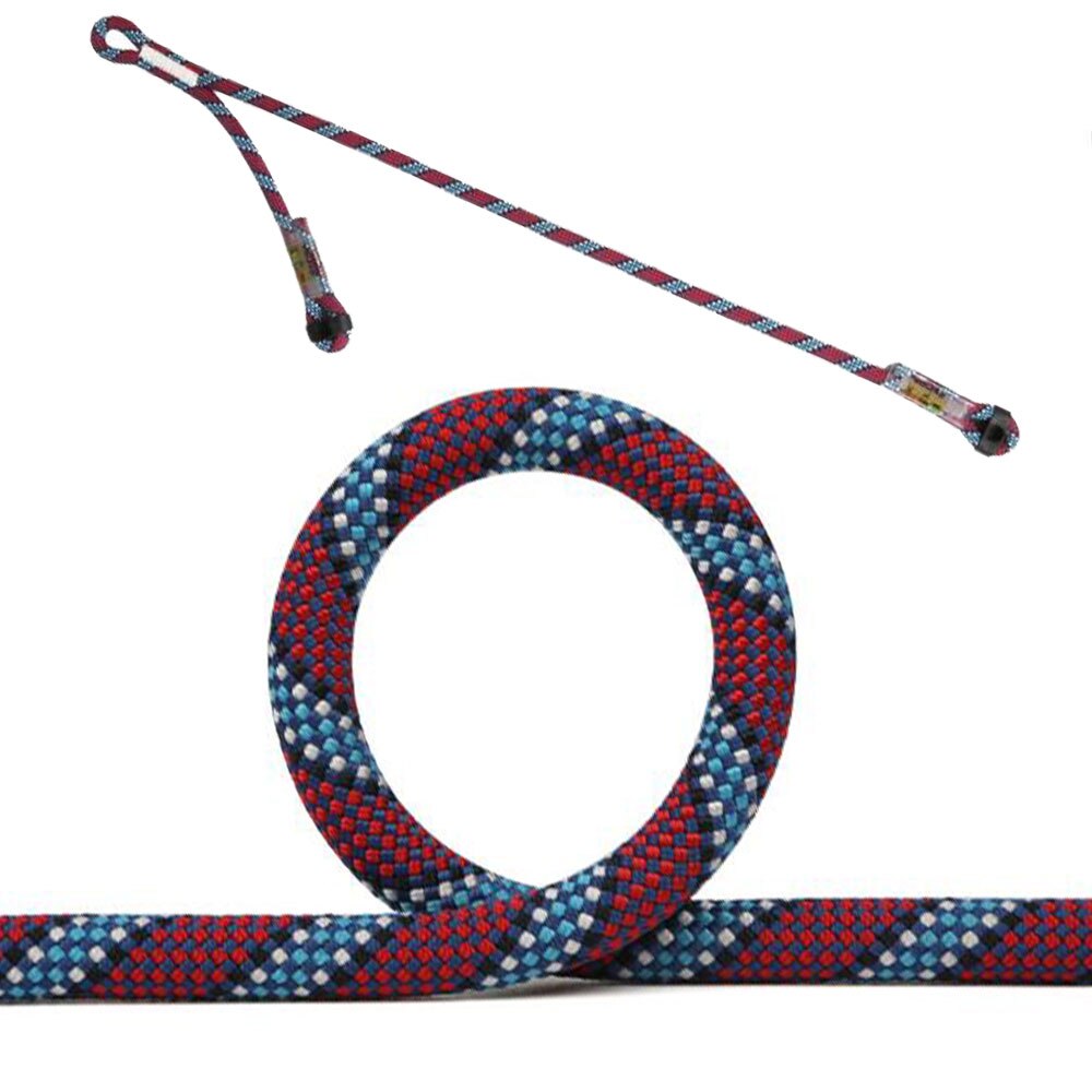 11mm Dia 18kn Rock Climbing Altitude Anti Fall Off Protective Safety Belt Cowstail Arborist Rigging Lanyard