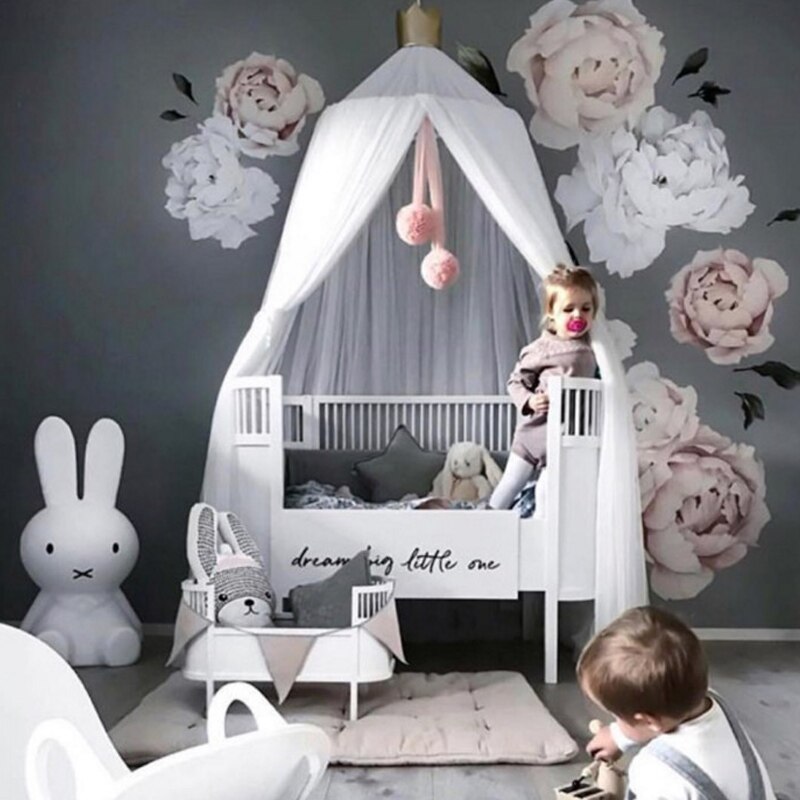 Baby Room Decor Baby Bett Moskito Net Krippe Net Hängende Dekoration Girlande Ball für Hochzeit Partei kinder Zimmer Zubehör