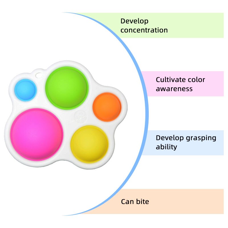 Divertente Del bambino Giocattoli Colorati Esercizio Bordo Sonaglio Giocattoli per I Bambini I Bambini Lo Sviluppo dell'intelligenza Precoce Giocattolo Educativo