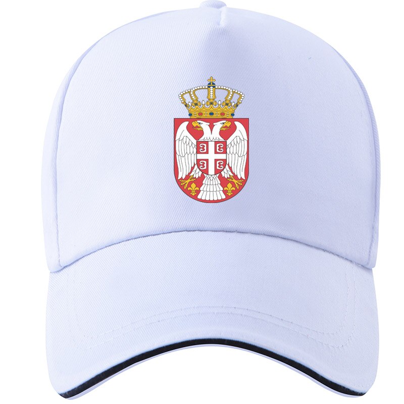 SERBIA repubblica cap fai da te di trasporto custom made nome numero di srbija SRB cappello srpski nazione bandiera serbien college stampa foto berretto da baseball cap: white 2