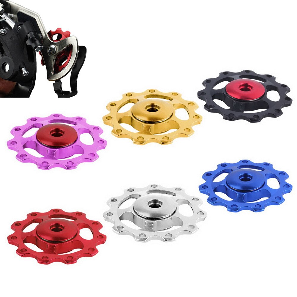 11 tand mtb keramisk leje jockey hjul remskive kompatibel landevejscykel derailleur udendørs cykeltilbehør