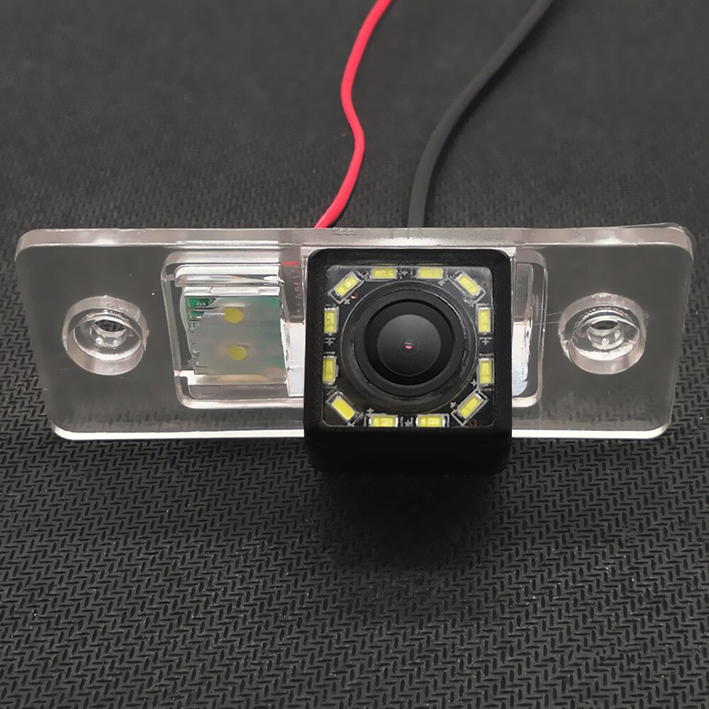 YIFOUM Dynamic Trajectory Tracks Car Rear View Camera For VW Bora Jetta Touareg Tiguan Passat B5 B6 Golf Polo/Skoda Yeti Fabia: 12LED / Dynamic Trajectory