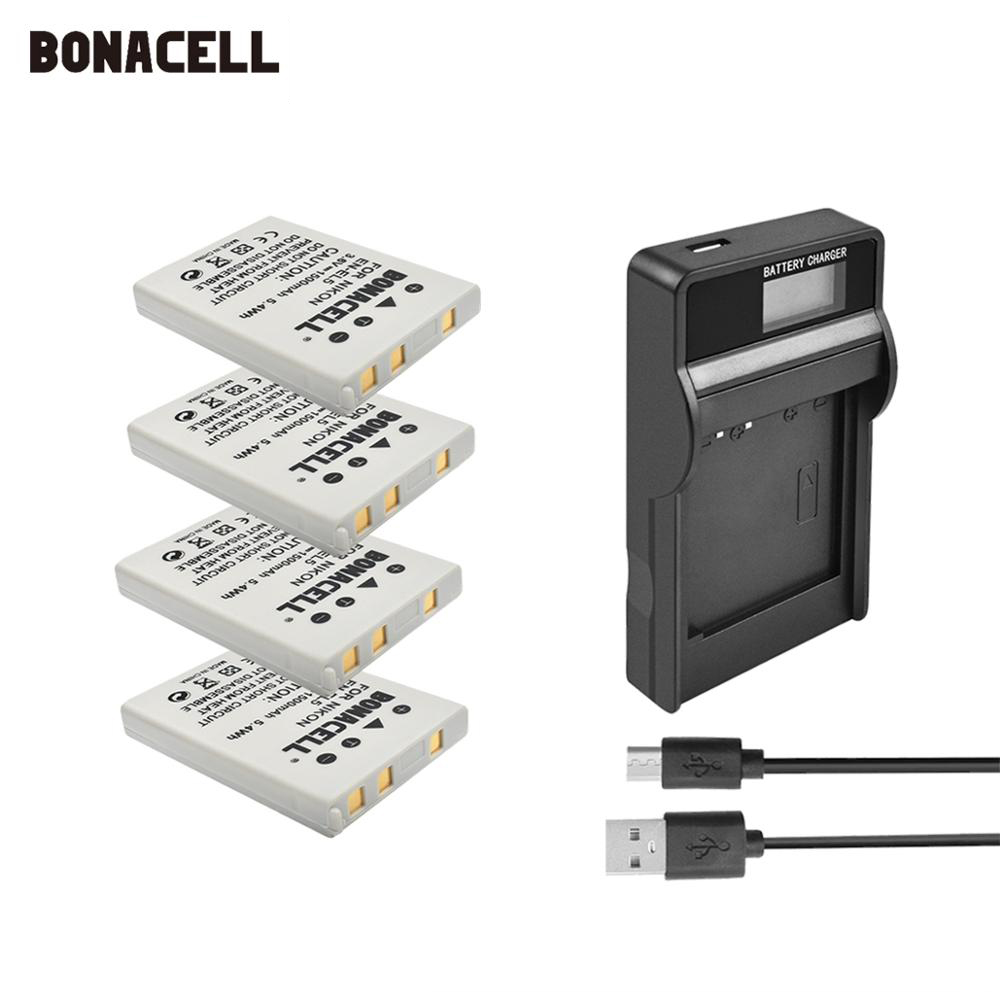 Bonacell 1500mAh EN-EL5 Digital Camera for Nikon Coolpix P4 P80 P90 P100 P500 P510 P520 P530 P5000 P5100 L50
