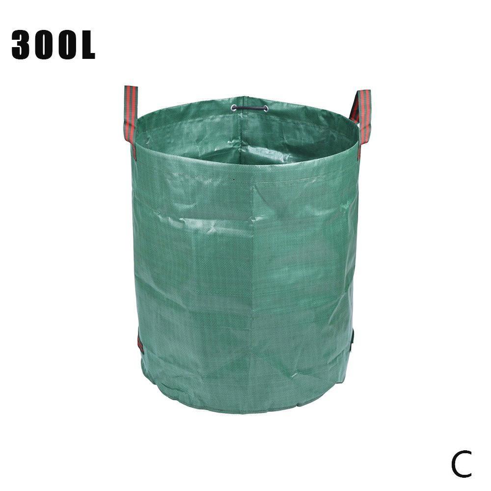 Garden Bag Sack Leaf Garden 100/200/300/400L Gardening Foldable Reusable Pot Grow Bags For Vegetables Growing Planting N4C4: 300L