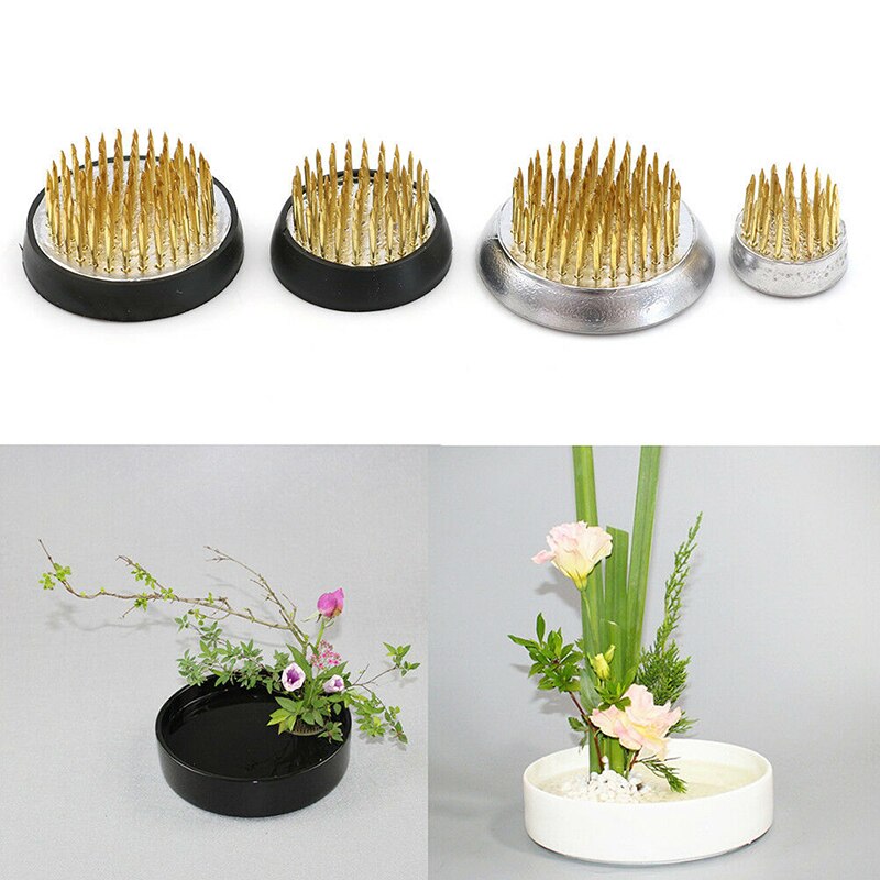 Ikebana kenzan neula kukkapohjapidike piikikäs sammakko kiinteät työkalut kukka-asetelma pin kukka insertti pohjatappi