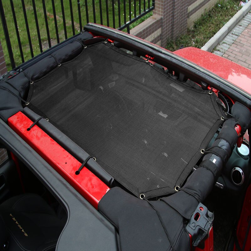 Door plank thermal net for Jeep Wrangler ABS2007 black 2 doors