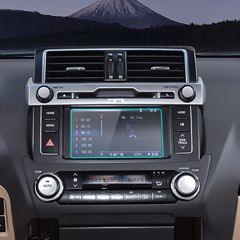Protector de pantalla de vidrio templado para coche Toyota Land Cruiser Prado, película adhesiva, accesorios, 150