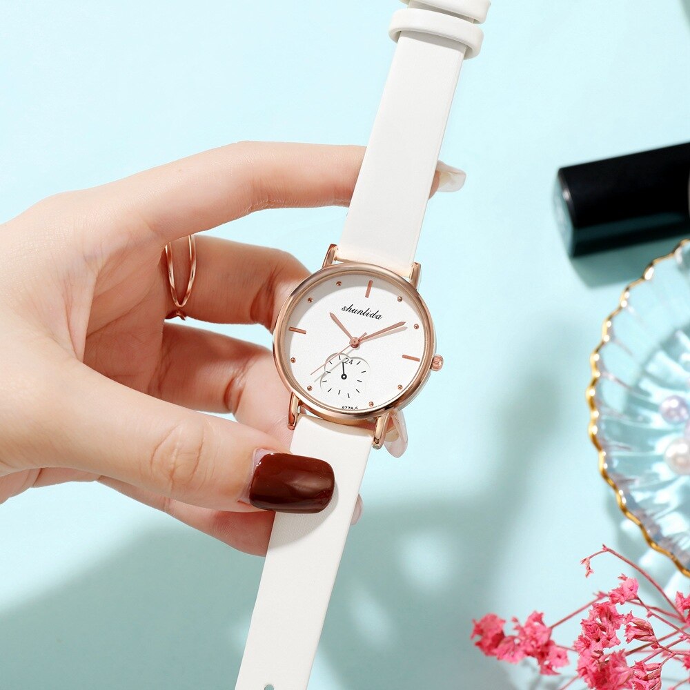 Klavertje Vier Luxe Dames Mode Quartz Horloge Strass Armband Horloge Armband Dames Jurk Horloge #