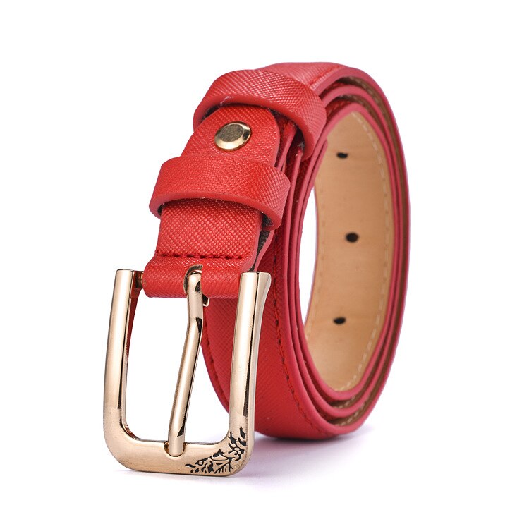 Belts For Kids Girls Boys Kids PU Belts Small Belt For Baby Little Girl Jeans Belt Child: Red / 105