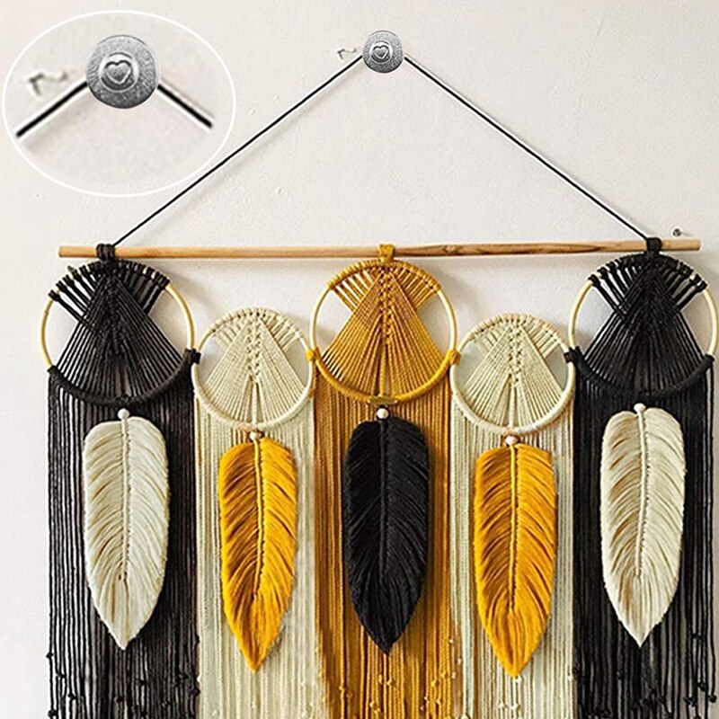 20 Pack Small Nails for Picture Hanging Double-Headed Picture Hangers Nails Wall Nails for Hanging Pictures