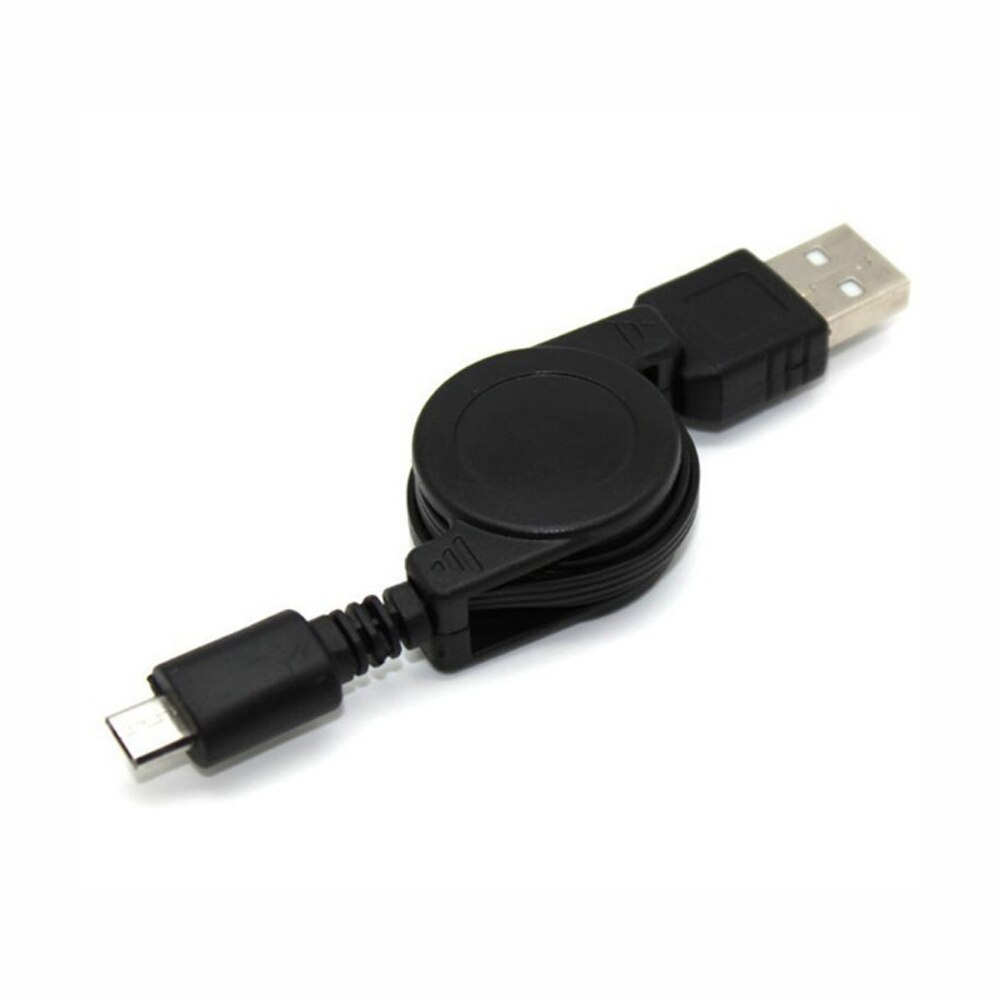 75CM Flexible Retractable Micro USB A to USB 2.0 B Male Cable Micro USB Data Sync Charger Cables for Android System Cell Phones