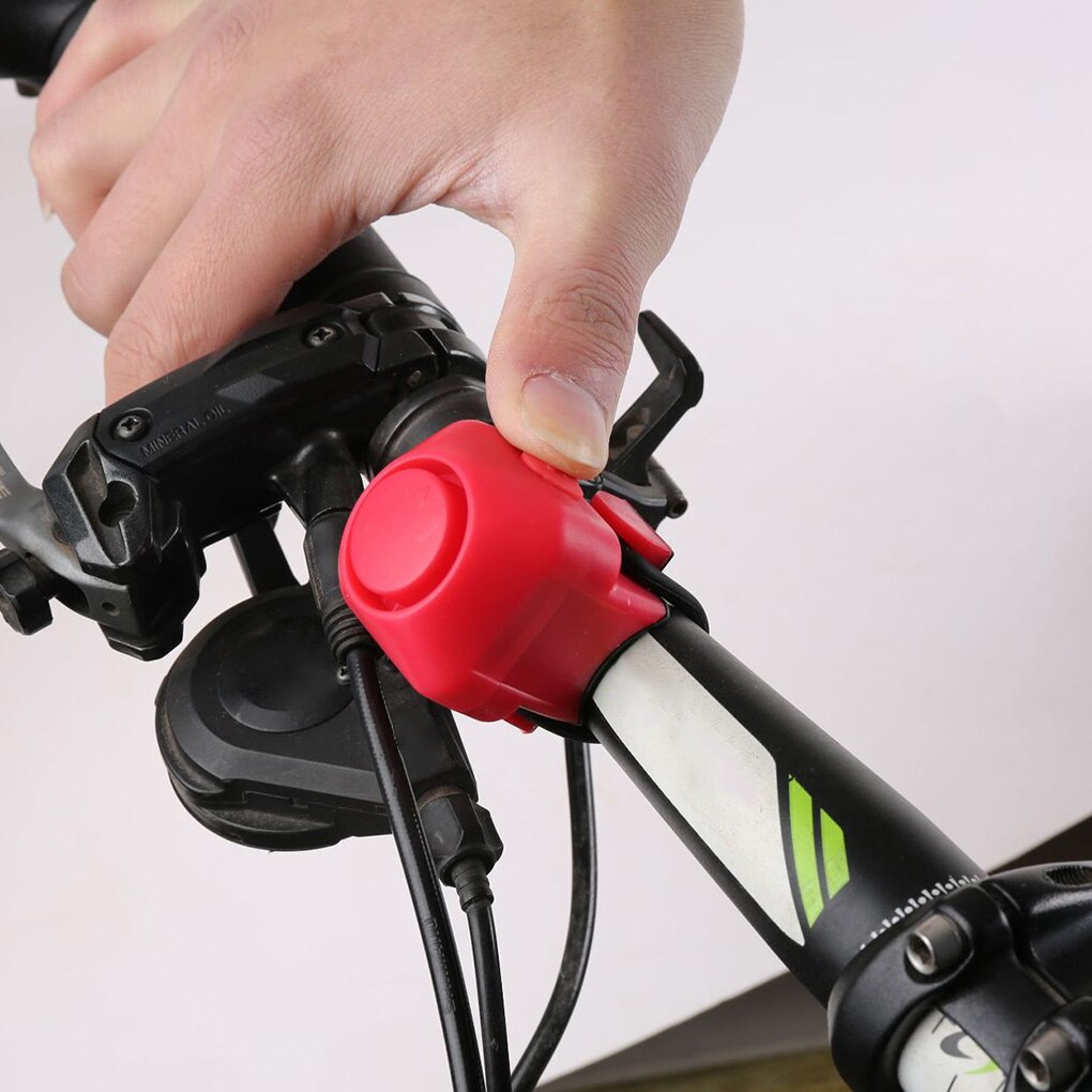 130 db Fahrrad Elektronische Laut Horn Warnung Sicherheit Elektrische Glocke Polizei Sirene Fahrrad Lenker Alarm Ring Glocke Radfahren Zubehör