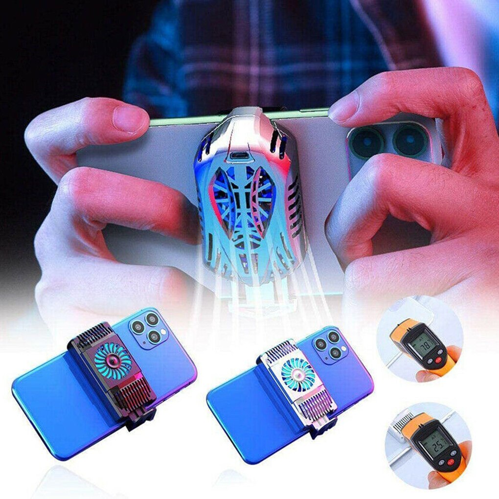Universele Mini Mobiele Telefoon Koelventilator Radiator Usb Oplaadbare Game Koeler Mobiele Telefoon Cool Koellichaam Voor Iphone Voor Samsung